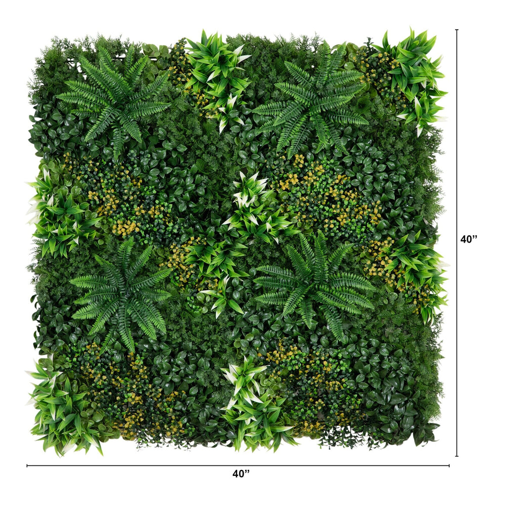 40” x 40” UV Resistant Hawaiian Islands Artificial Living Wall Panel (Indoor/Outdoor) - Che Cose Belle