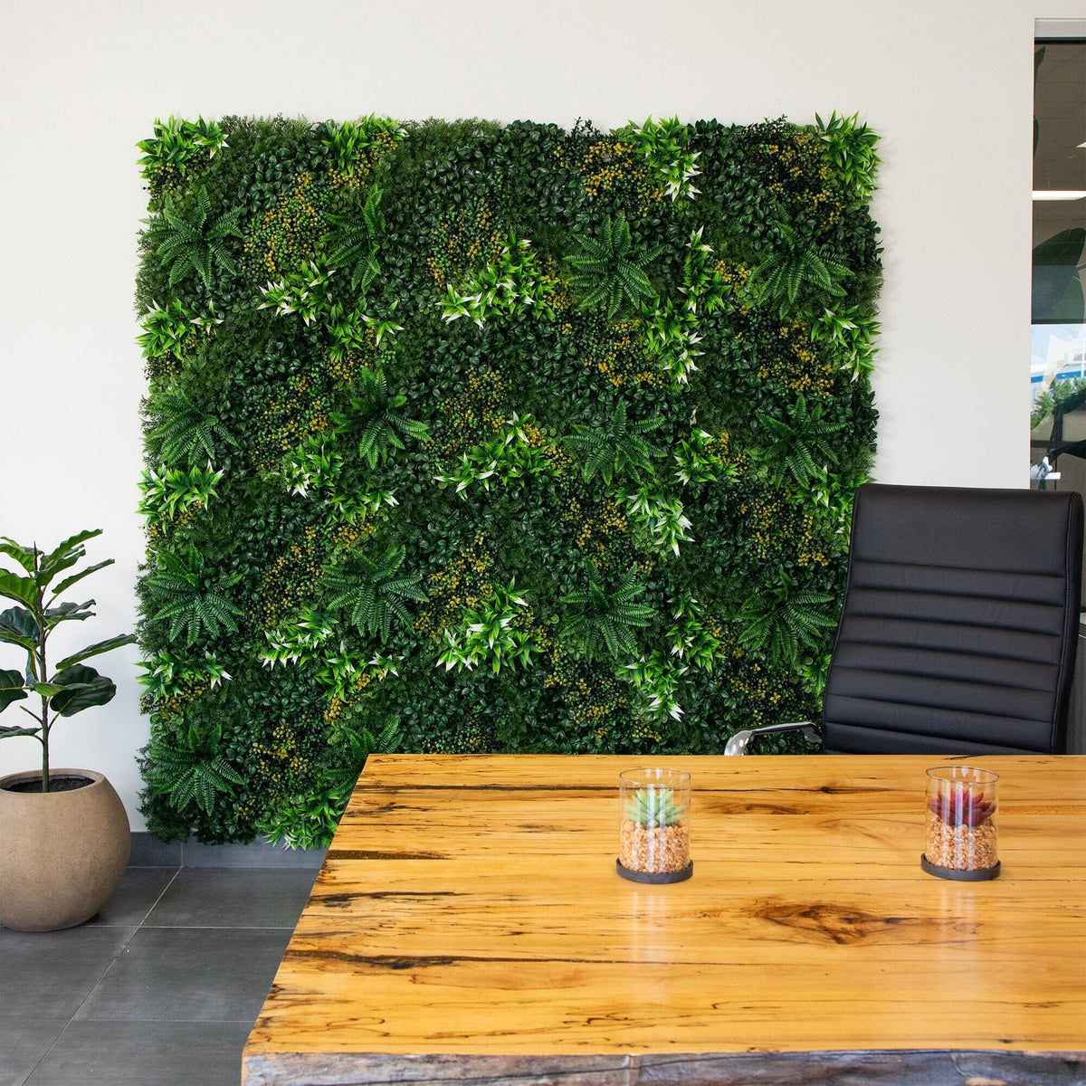 40” x 40” UV Resistant Hawaiian Islands Artificial Living Wall Panel (Indoor/Outdoor) - Che Cose Belle