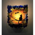 Recycled Glass Cat & Bat Night Light