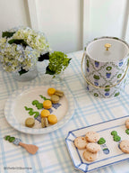 Blue & White Topiary Ceramic Tray