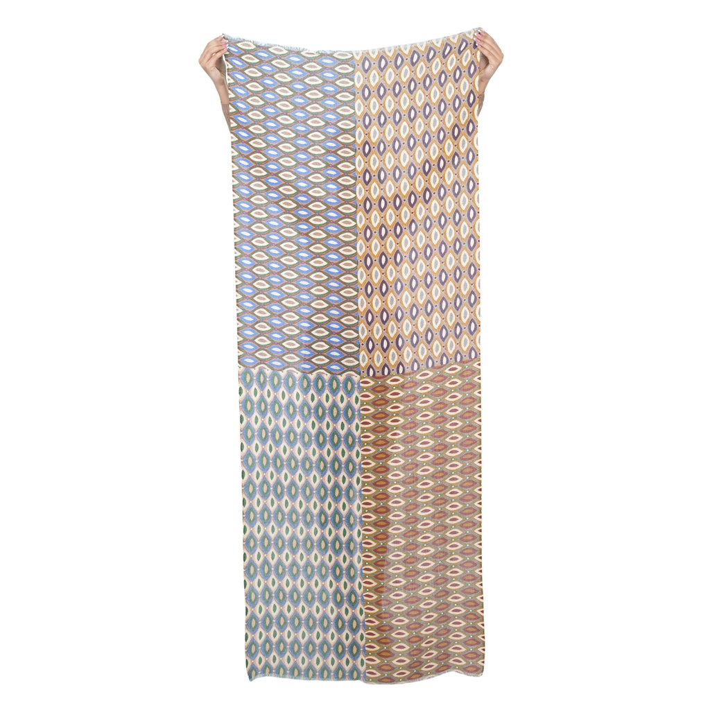 Kaleidoscope Gaze Scarf - Golden Yellow