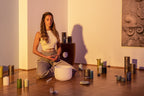 432 Hz Crystal Singing Bowl Chakra Set - 7 Pure White Quartz Bowls (8"–14") - Che Cose Belle