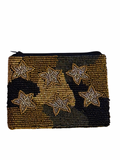 Stargazer Camo Beaded Coin Purse