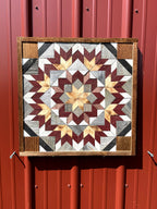 Amish Handmade Barn Quilt Wall Art – Reclaimed Barn Wood – 20.75” x 20.75”