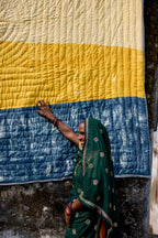 Spiral Sunset Quilt (Reverse)