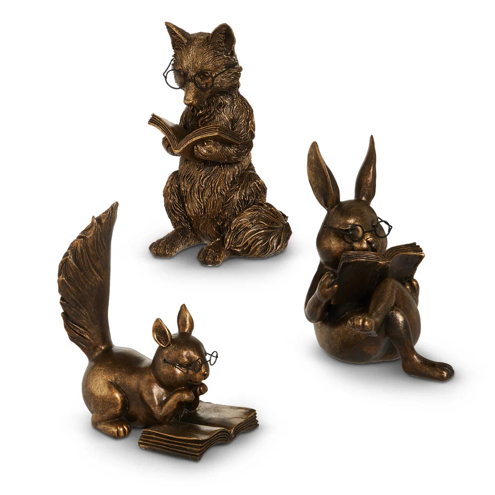 ANTIQUE GOLD READING FOREST FRIENDS