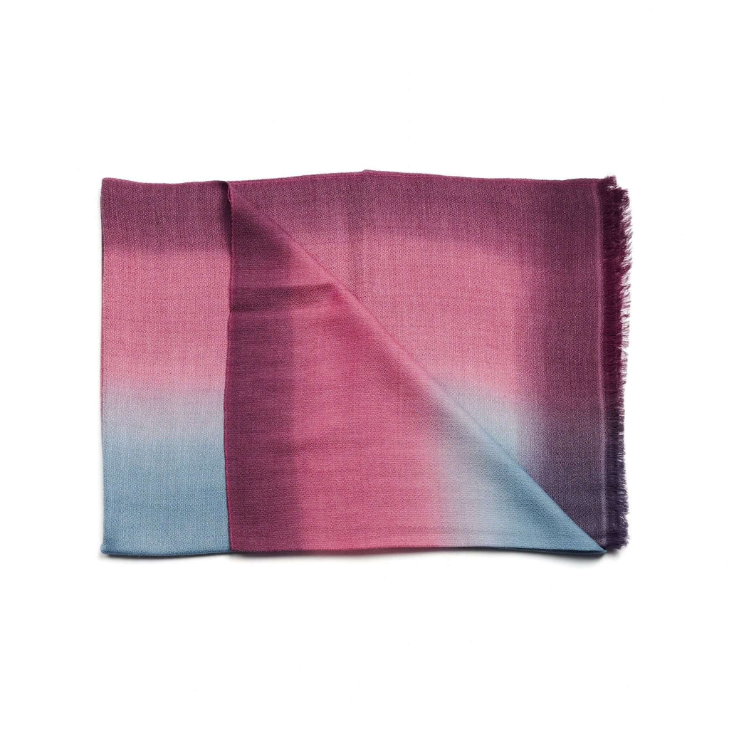 Iris Kiwi Cashmere Merino Handwoven Scarf