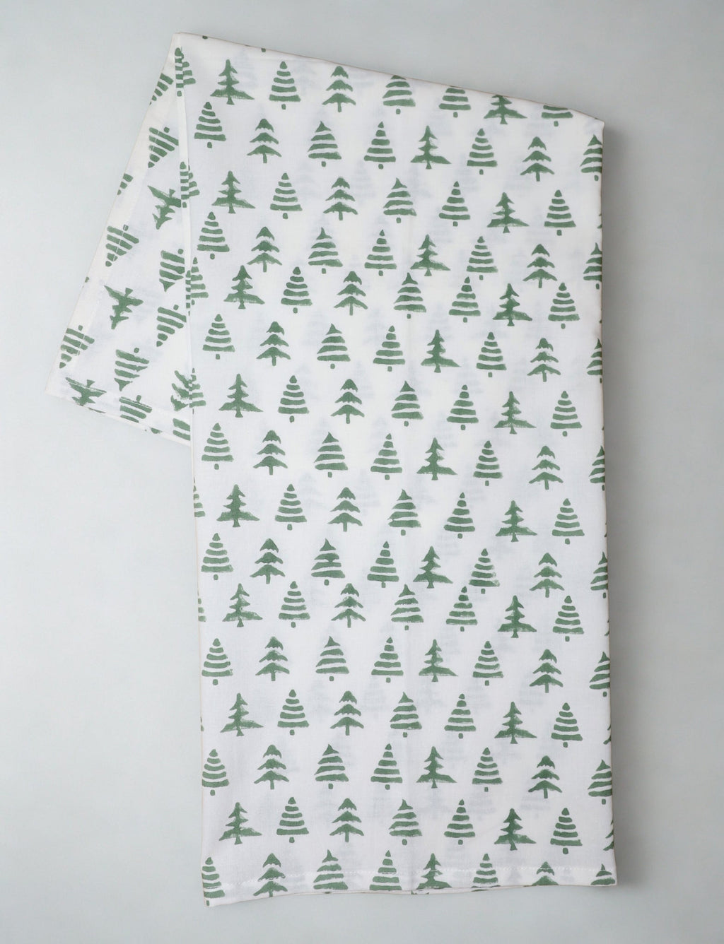 S/2 Christmas Tree Cotton Tea Towel