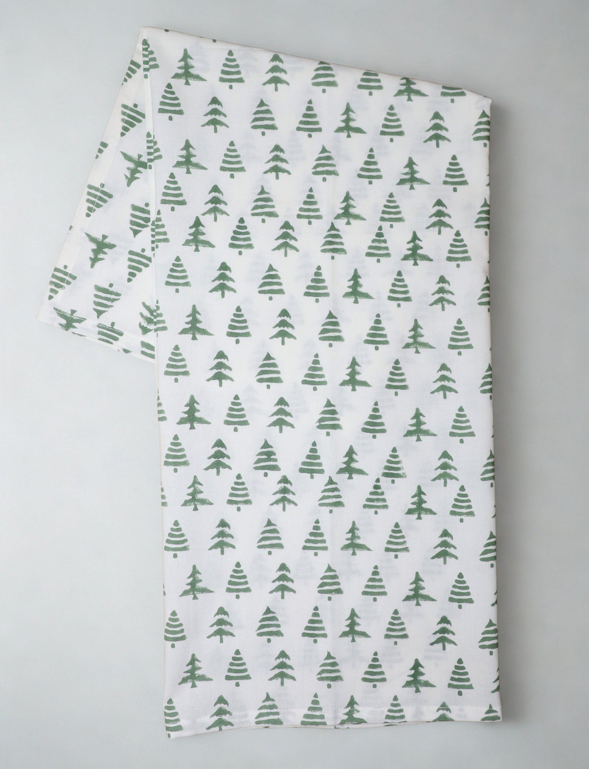 S/2 Christmas Tree Cotton Tea Towel