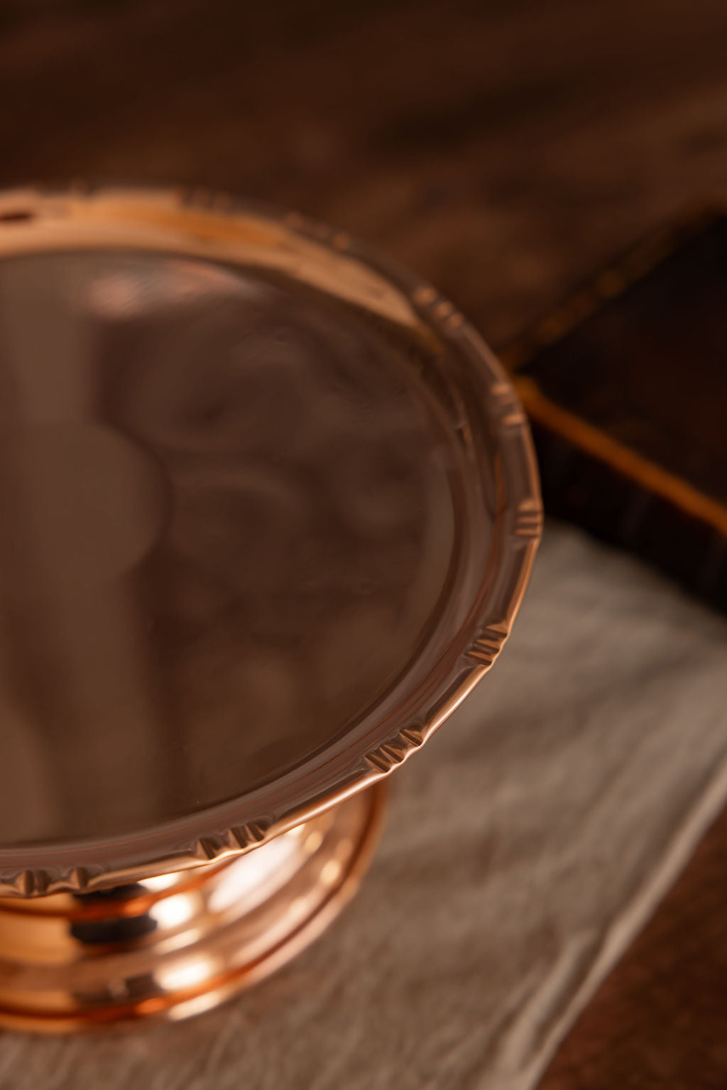 Vintage Inspired Copper Cakestand