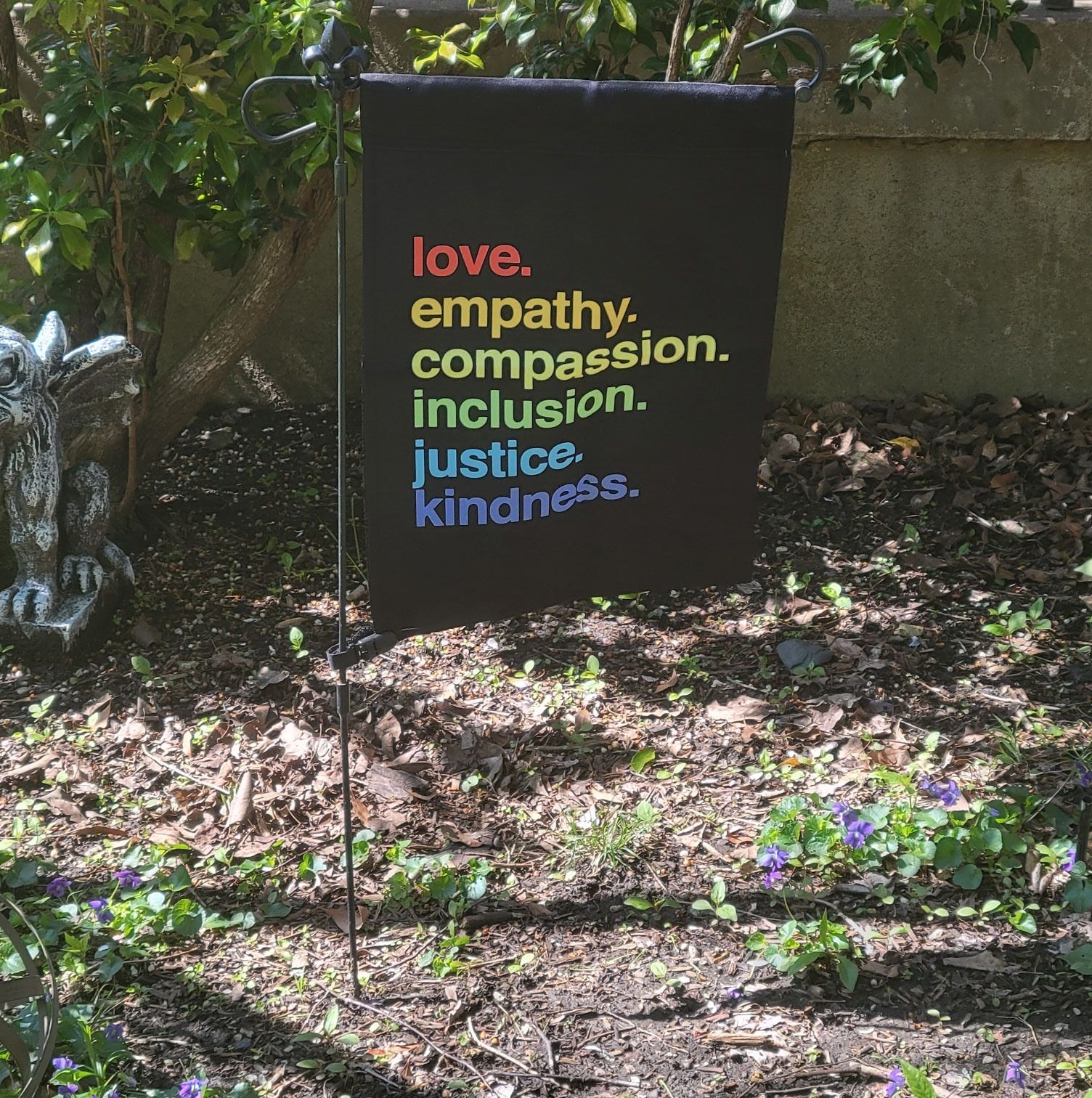 'Kindness Is' Pride Garden Flag