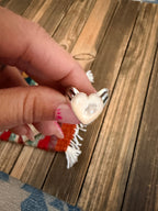 Handcrafted Mother of Pearl & Sterling Silver Heart Ring