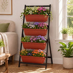 4-Tier Vertical Raised Garden Bed with Drainage Holes