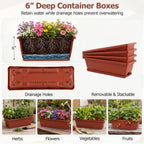 4-Tier Vertical Raised Garden Bed with Drainage Holes