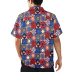 4th of July Pattern Men's All Over Print Hawaiian Shirt (Made in USA) - Che Cose Belle