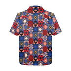 4th of July Pattern Men's All Over Print Hawaiian Shirt (Made in USA) - Che Cose Belle
