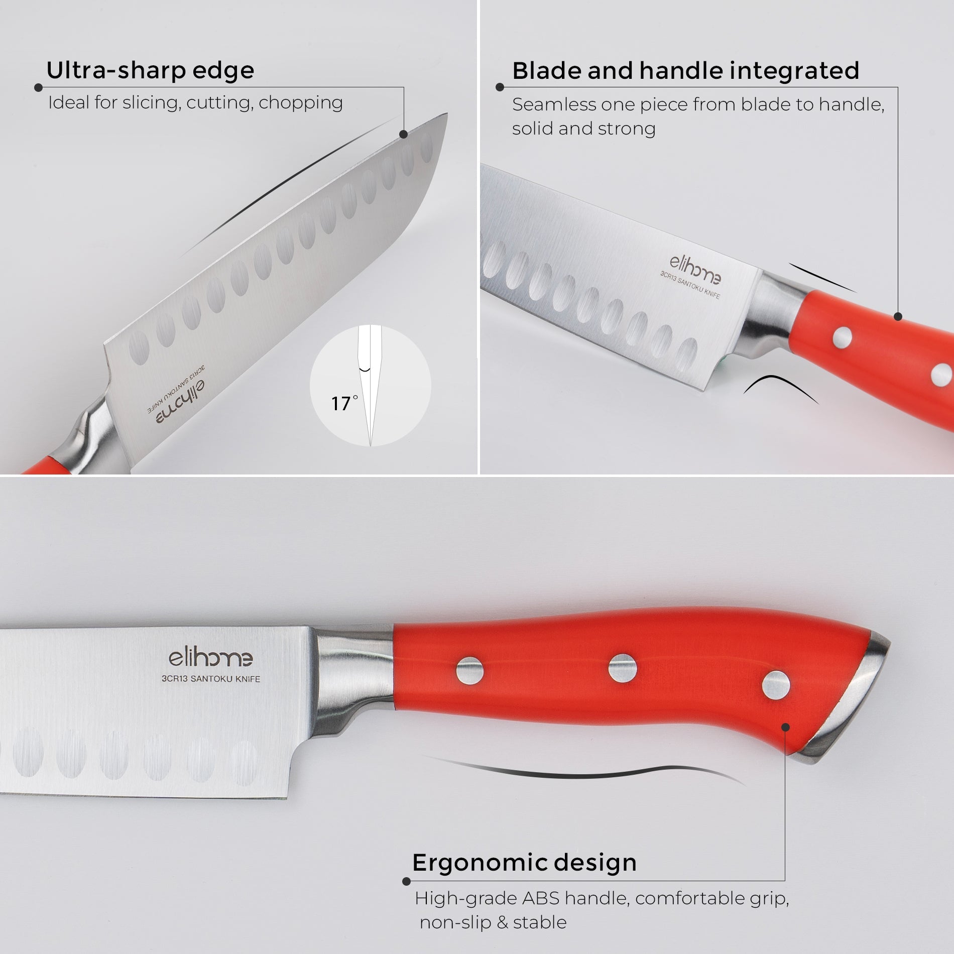 5 Piece Professional Kitchen Knife Set - Che Cose Belle