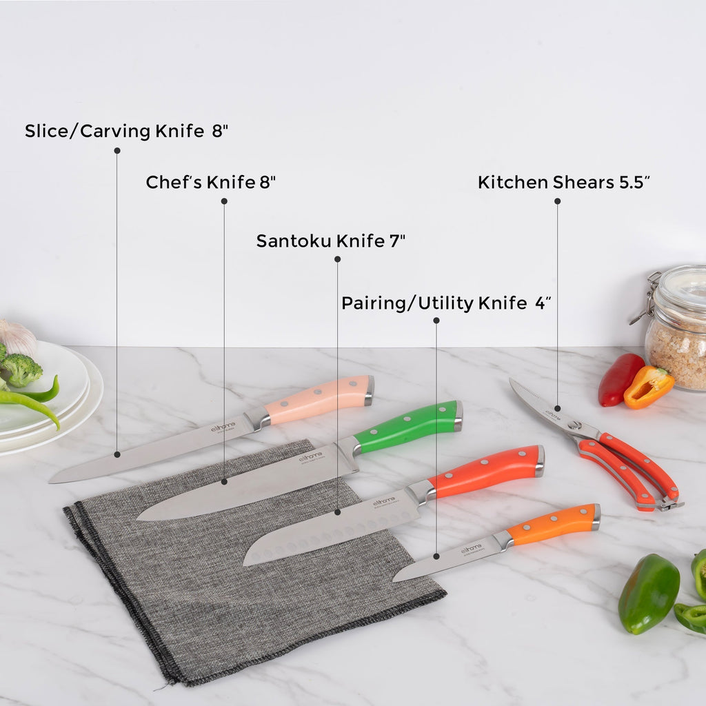 5 Piece Professional Kitchen Knife Set - Che Cose Belle