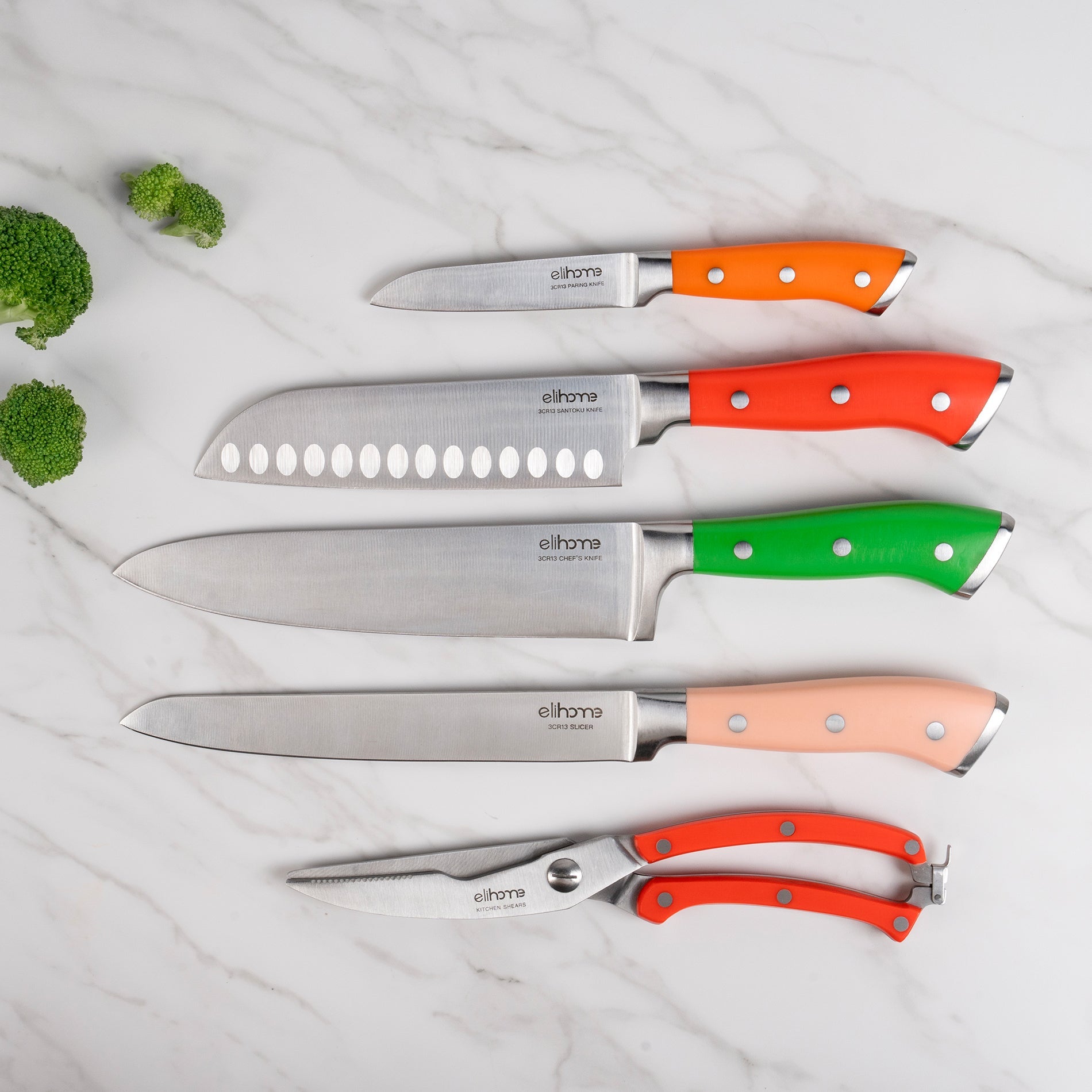 5 Piece Professional Kitchen Knife Set - Che Cose Belle