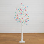 5' Pre-Lit Artificial Easter Twig Tree with 72 Egg Shaped LED Ornaments - Che Cose Belle
