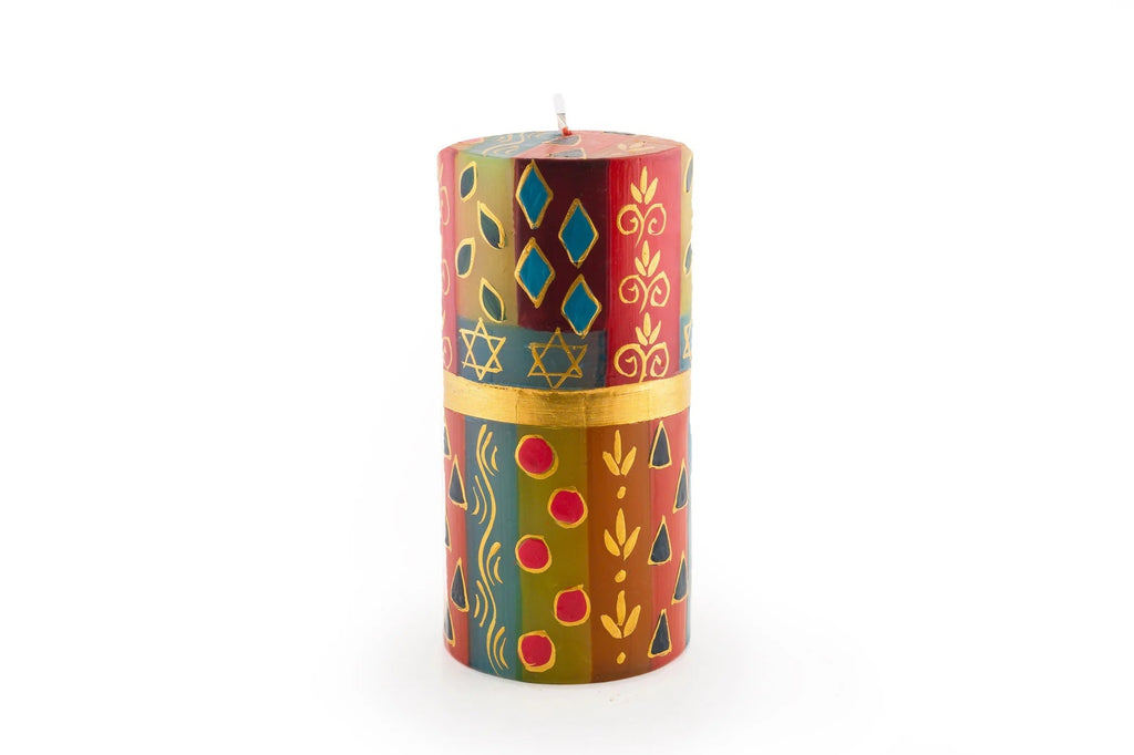 Judaica Painted Candles