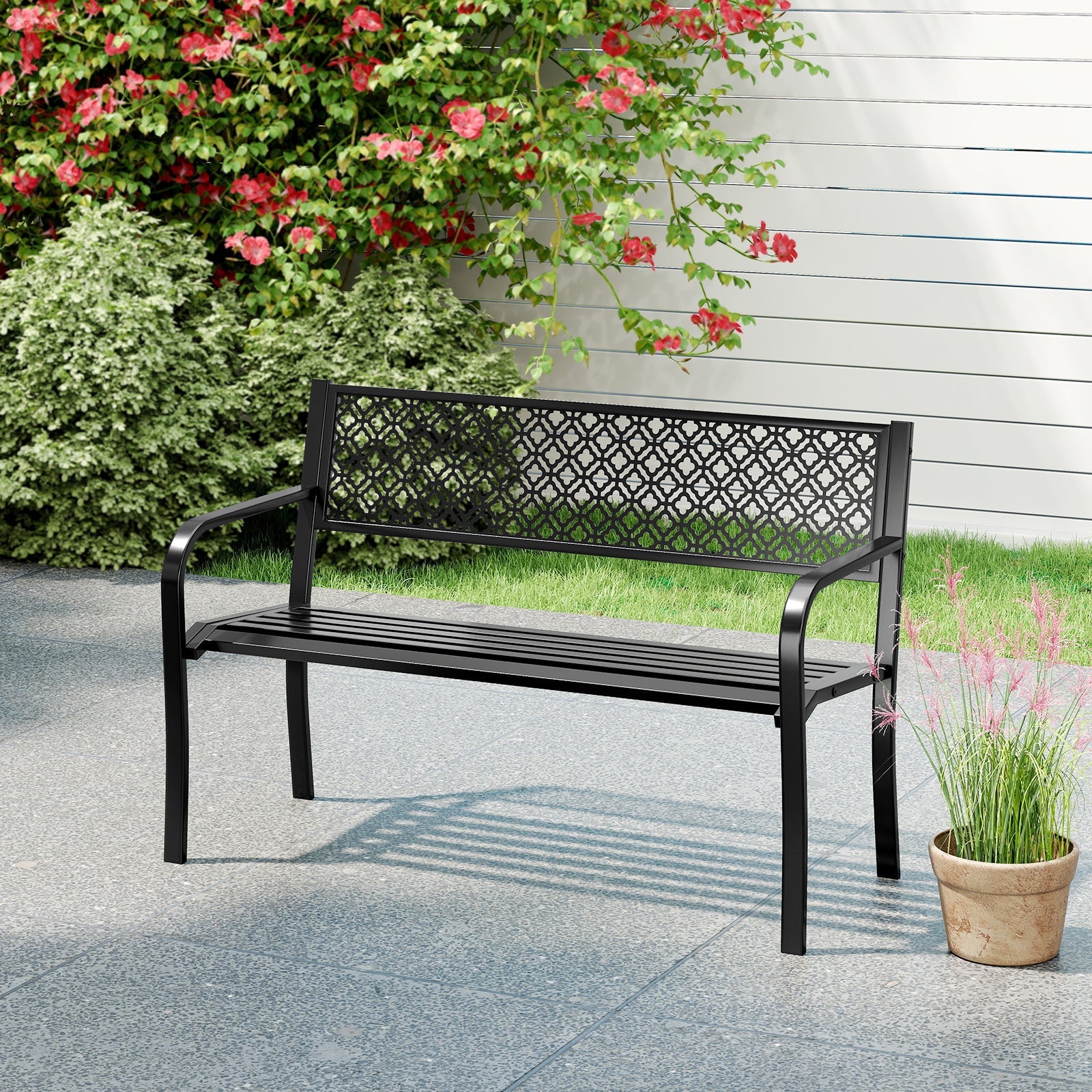 12 FT Wooden Garden Pathway 22 Inches Wide Outdoor Roll out Straight Walkway