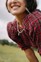 Silver Sequin Necklace