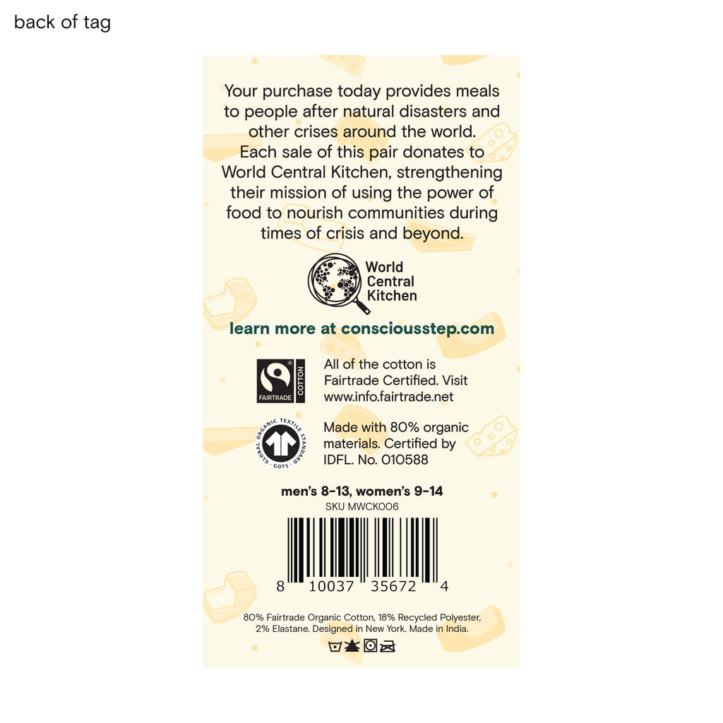 Socks that Provide Meals (Gray Cheese)