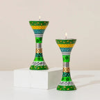 Colorful Handmade Candle Holder – Premium Short Series