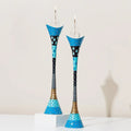 Luxury Cast Handmade Aluminum Candle Holders – Premium Curved Series