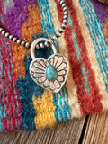 Handcrafted Sterling Silver & Turquoise Heart Locket Pendant