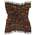Highland Tweeds Shetland Lambswool Throw - Antique Buchanan