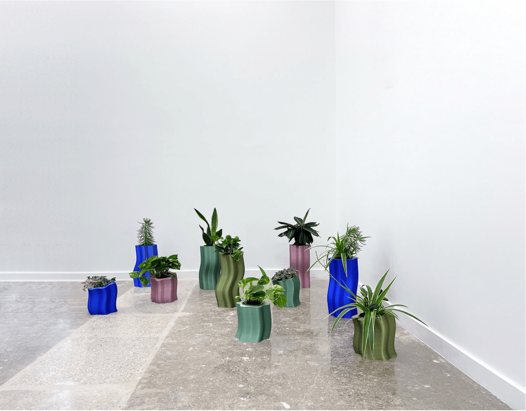 Frosting Large Planters