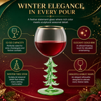 Natale Stemmed Wine Glassware, Single