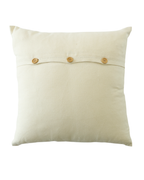 Hand Embroidered Silk Pillow Cover 20" x 20"