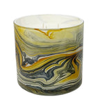 JUMBO Palo Santo & Rose 45 oz. Swirl Glass Candle