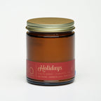 Holidays Christmas Soy Blend Candle — Orange Peel, Cinnamon & Vanilla