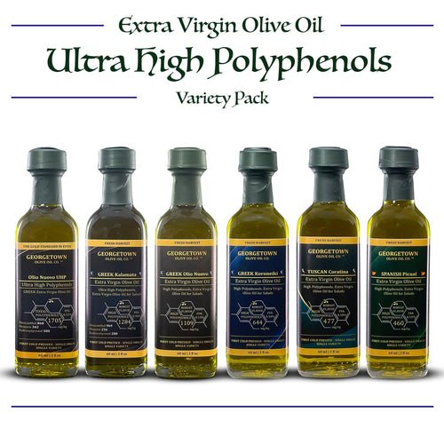 6 Bottle Variety Pack | Ultra High Polyphenols Extra Virgin Olive Oil - Che Cose Belle