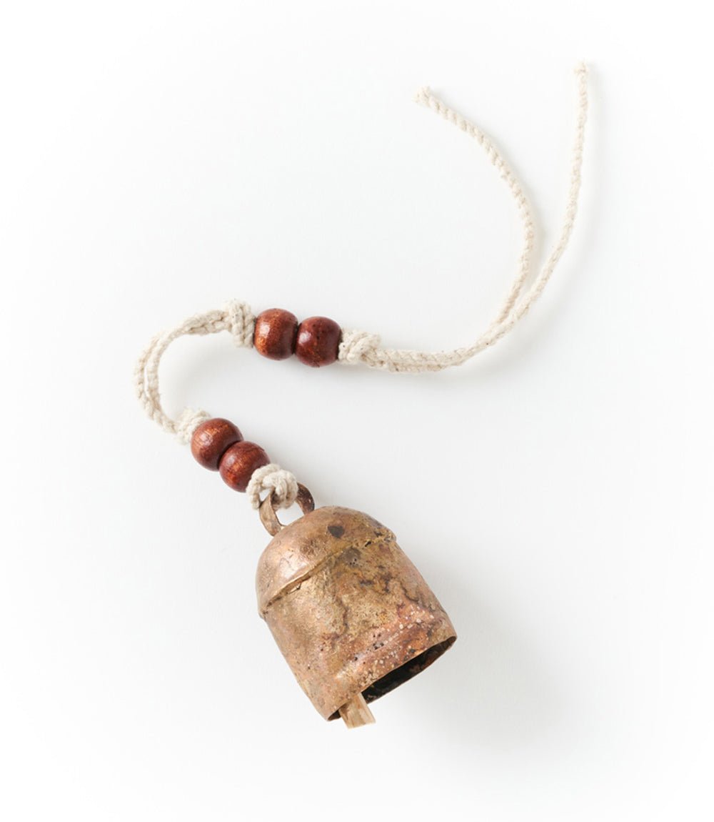 6" Rustic Noah Cow Bell Wind Chime - Hand Tuned - Che Cose Belle