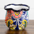6" x 7" Handmade Mexican Talavera Ceramic Planter - Che Cose Belle