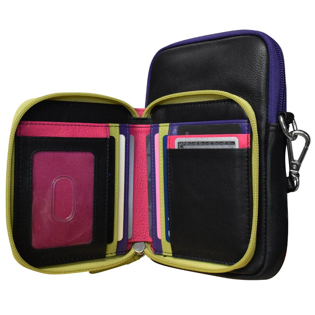 ZIP AROUND WALLET PHONE BAG