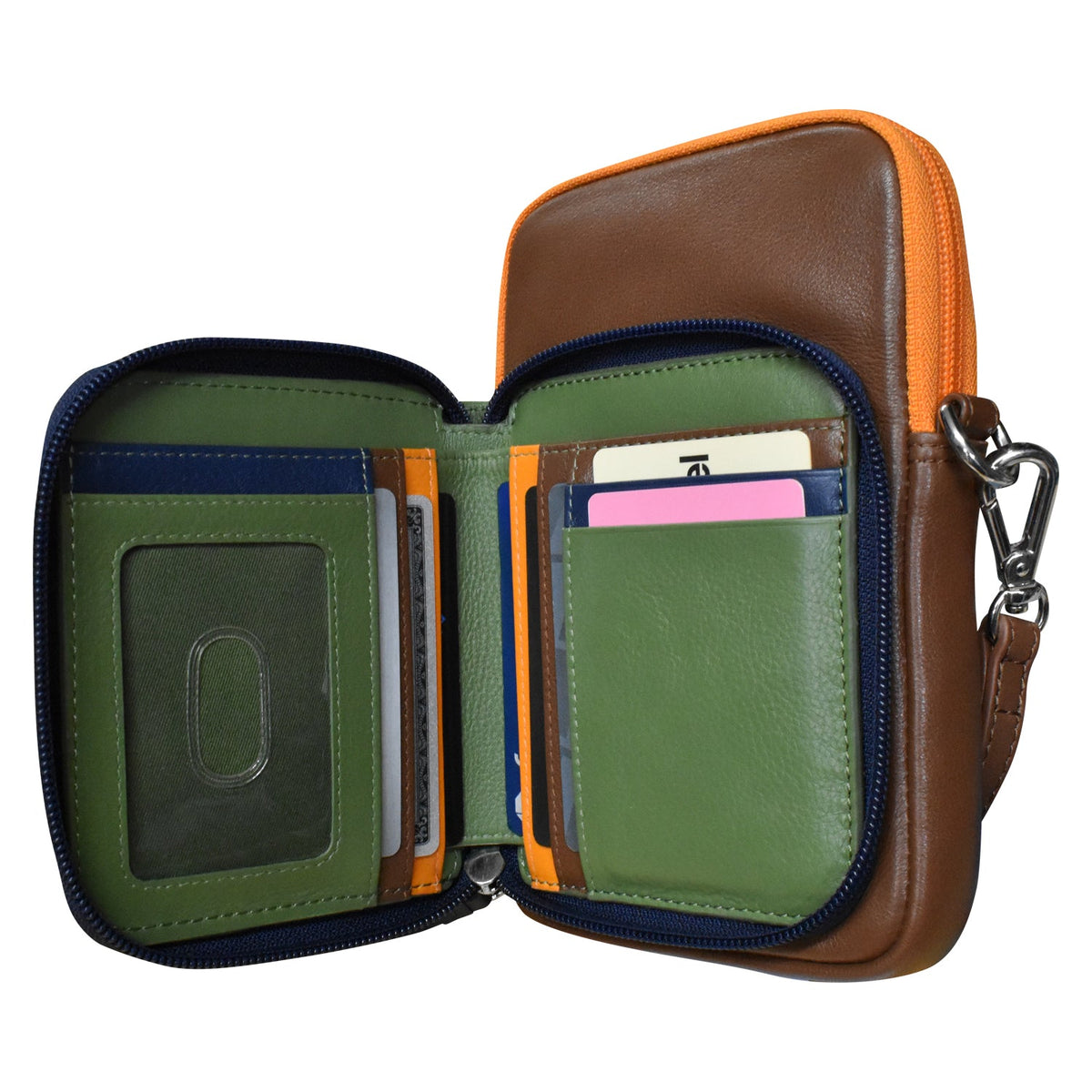 ZIP AROUND WALLET PHONE BAG