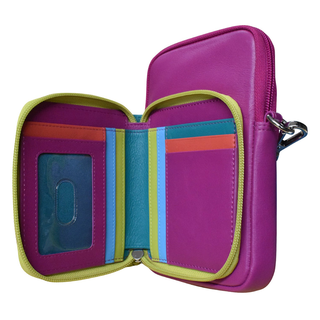 ZIP AROUND WALLET PHONE BAG