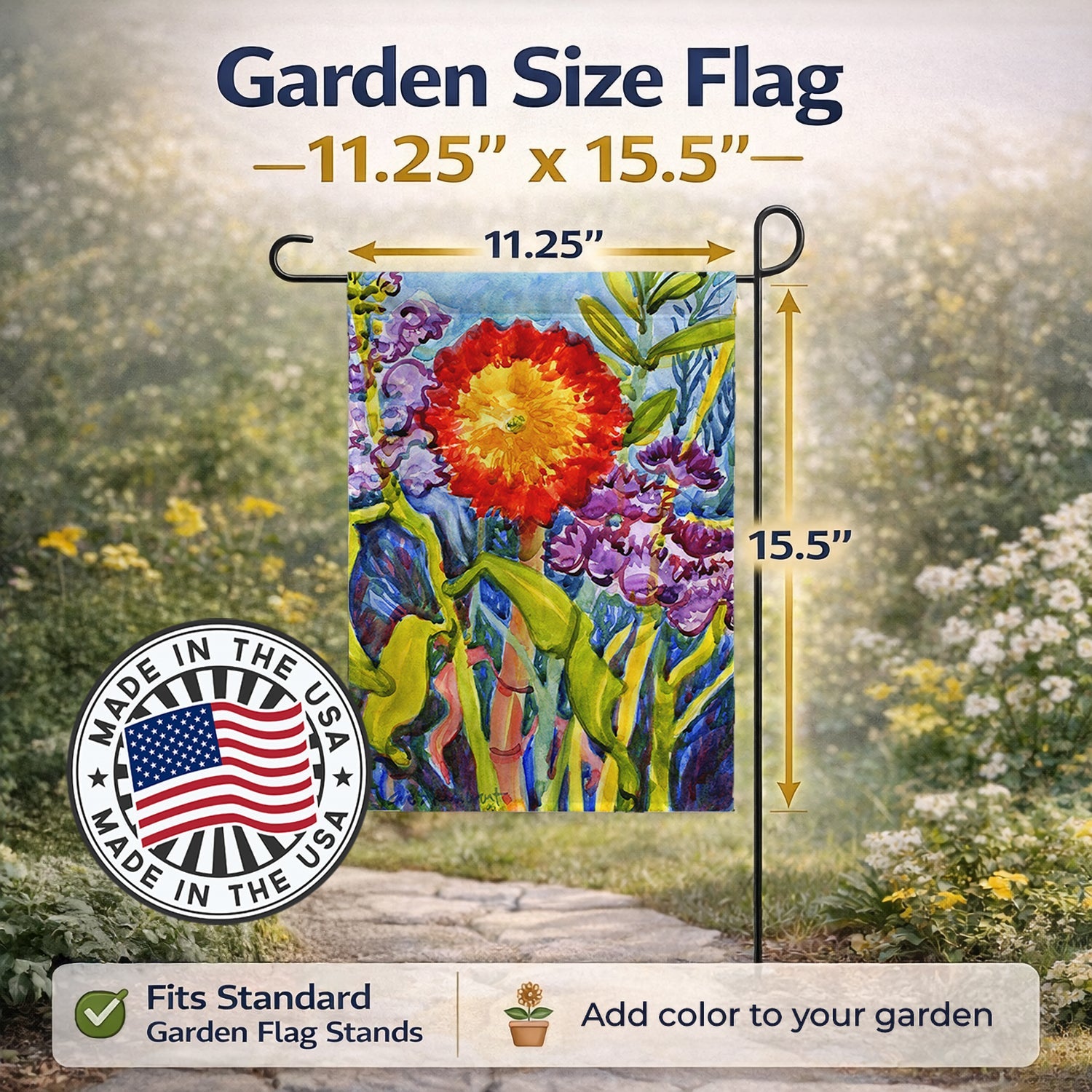 Flower - Sunflower Garden Flag – Decorative Outdoor Yard Flag