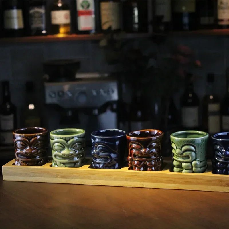 60ml Ceramic Tiki Mug – Hawaiian Cocktail Cup for Home Bars & Parties | Dlight Decor - Che Cose Belle