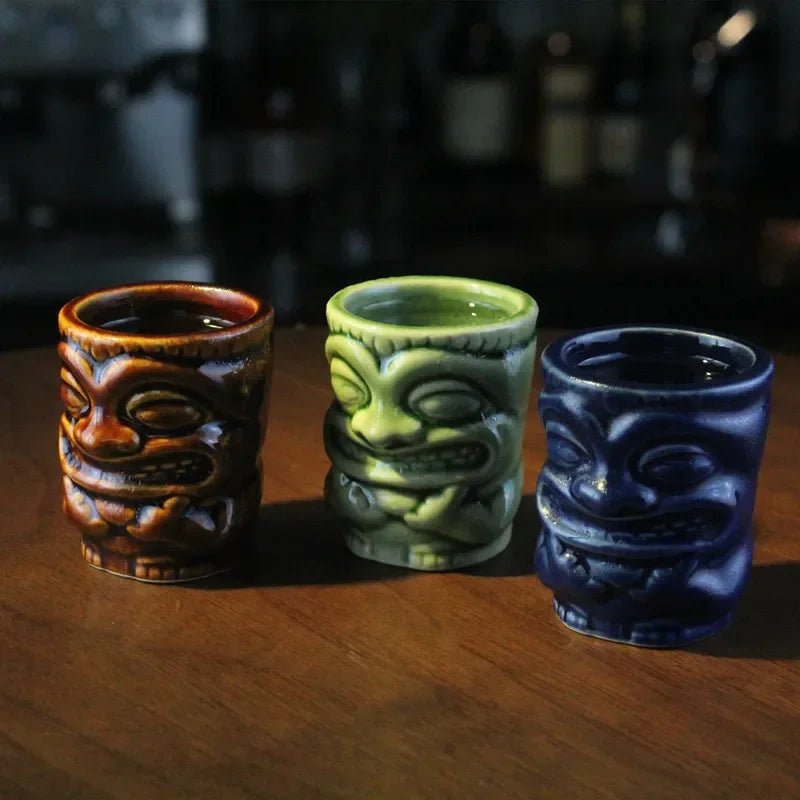 60ml Ceramic Tiki Mug – Hawaiian Cocktail Cup for Home Bars & Parties | Dlight Decor - Che Cose Belle