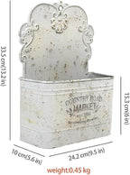All Chic Metal Wall Planter Wall Mount Planter Wall Haning Planter Outdoor Metal Wall Planter Wall Vases for Flowers Shabby Chic Wall Decor for Rustic Farmhouse