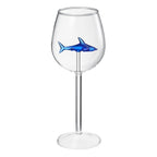 Shark-Inspired Wine Glasses Set of 2 – 13oz