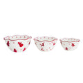 Winterfest 3 Piece Nesting Serving Bowl Set - Che Cose Belle