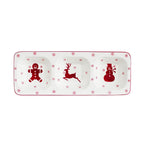 Winterfest 3 Part Divided Serving Tray - Che Cose Belle